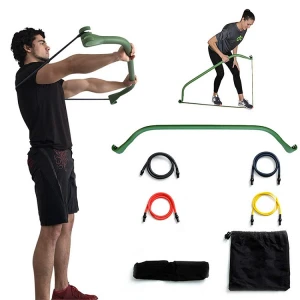 Amazon Hot Sale Exercise Equipment Latex Portable Pull Resistance Bands Bow Gorilla Bow