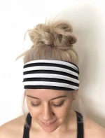 Amazon hot sale unisex fitness soft elastic cheap sports headbands hair accessory for women&men