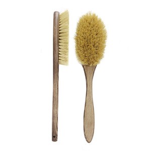 Amazon hot selling bath body brush boar bristles massager shower bathroom products soft human skin bath brush