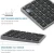 amazon hot selling bluetooth rechargeable numeric keyboard for laptop