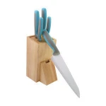 Amazon Stocked Good Quality Magnetic Knife Rack And 5 PCS Set Of Kitchen Knives