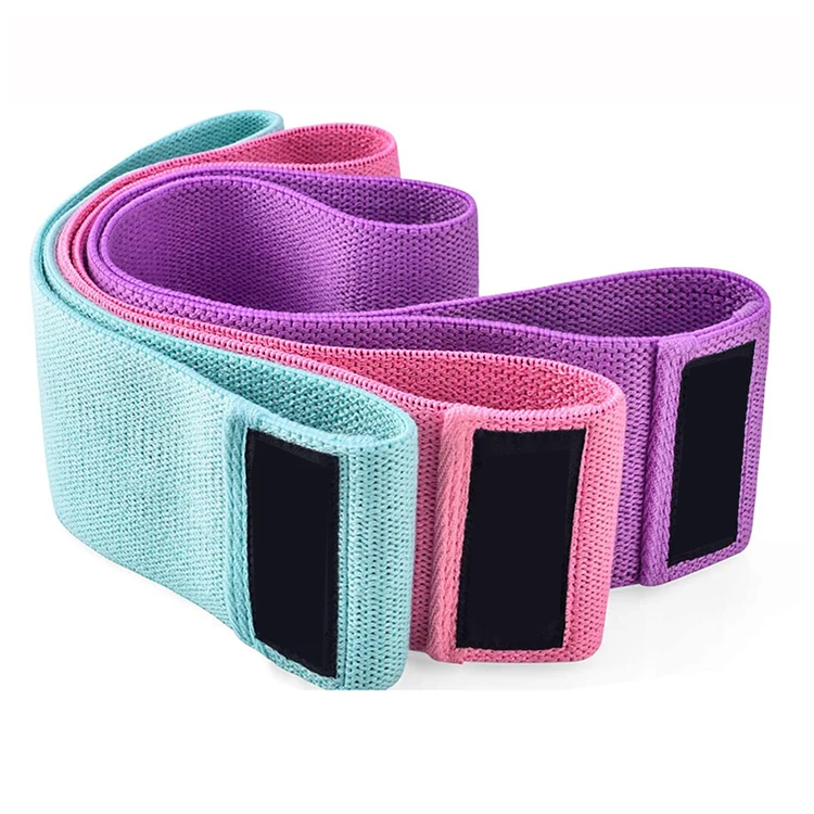 Amazon Top Selling Yoga Elastic Bands Fabric Resistance Bands Booty Hip Circle Bands