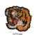Import Animal pattern iron cheap embroidered tiger patches for clothes from China