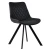 Import Anji modern restaurant Cafe barbershop Fabric Metal Leg Accent Dining Chair Side Chair from China