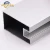 Anodised matt black and silver profile aluminium for solar cell panels