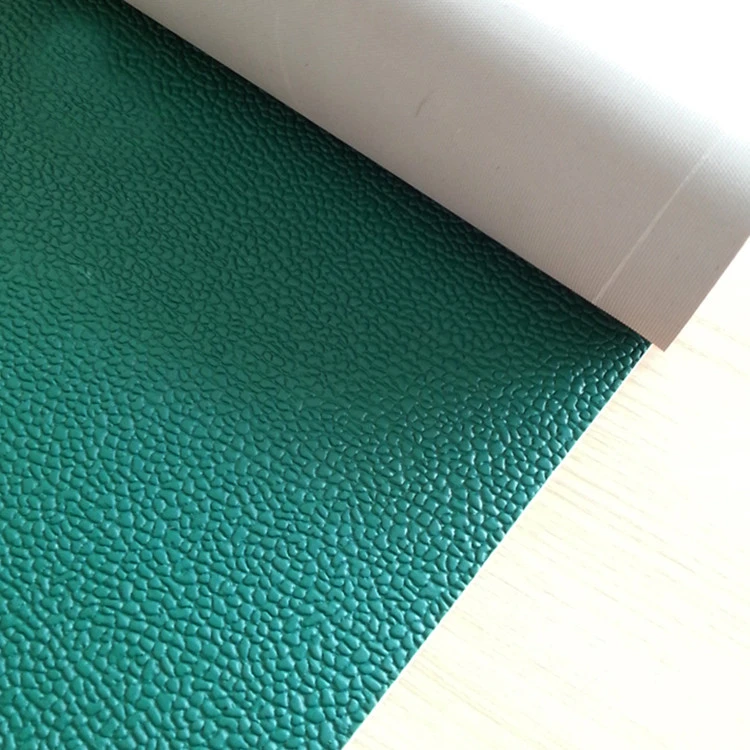 Anti slip Artificial Leather Lines Rubber Flooring