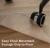 Anti slip hard wood floor carpet protect rubber office barber anti-slip rubber pvc chair mat