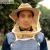 Import Apibuzz Cowboy Style Straw Plaiting  Beekeeping Hat-Veil Apiculture Tool Farm Fishing Anti-Insect Hat from China