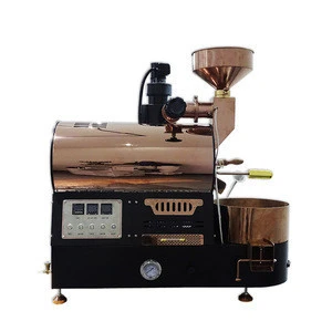 Arabic 3 in 1 Coffee Toaster Bundle 4.4lb Fluid Bed Grass Drum Gas Lab Copper Gold 1kg 300-500g Coffee Beans Toaster for Coffee