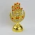 Arabic Islamic Amulet Ramadan Moon Souvenir Gold Fatima Hamsa Hand Statue for Muslim