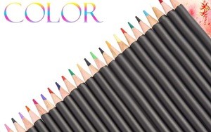 Art Colored Drawing Pencils with Pencil Holder