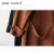 Import ASM ANNA 2019 New Winter Handmade Overcoat Ladies Belt Lapel Woolen Coat Double-sided Women Parka Coat from China