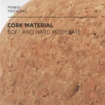 At Home Workout Cork Yoga Ball Fitness Back Peanut Massager Foot Hand Muscle Cork Yoga Massage Ball