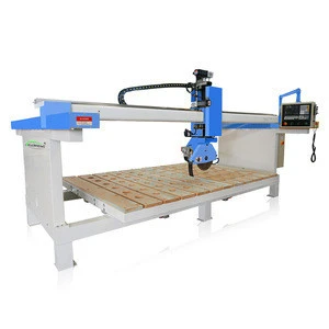 Automatic CNC 5 axis bridge granite marble stone cutting machine price