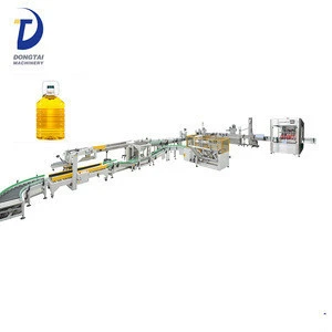 Automatic Edible oil sunflower oil Olive oil filling and packaging equipment production line