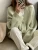 Import Autumn Winter Wool Cashmere  Soft Plain Deep V Neck Cardigan Sweater Women from China
