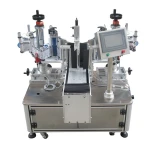 AX-909 semi automatic double side flat bottles labeling machine