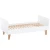 Import Baby Bedroom White Color Pine Wooden Cot Bed Baby Crib Convertible Kids Toddler Bed With Drawer from China