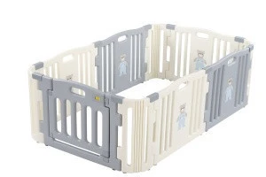 Baby playground indoor plastic baby playpen EN71 standard baby folding fence