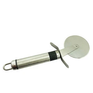 baking tools stainless steel pizza cutter round pizza cutter