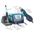 Import BAKON BK881 New Design 2 In 1 LCD digital display rework station with hot air gun soldering iron from China