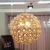 Import Ball Pendant Light Home Decoration Pendant Lights Gold Or Chrome Luxury Fancy Modern Crystal Chandelier Lighting from China