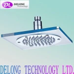 Bathroom Faucet Accessories,LED Shower Type 20X20cm organic glass led light shower