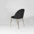 Import BaZhou antique brushed dining room furniture round back dining chair ModernVelvet/fabricdiningroomchair from China