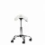 Import beauty french styling fancy salon furniture white hairdressing kids barber salon saddle chair without Backrest for office from China