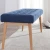 Import Bed end wooden bench stool antique square bed end ottoman wood upholstered bench from China