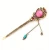 Import Best Sales Gold Plated Retro Hair Sticks For Women Vintage Costume Flower Metal Hair Sticks from China