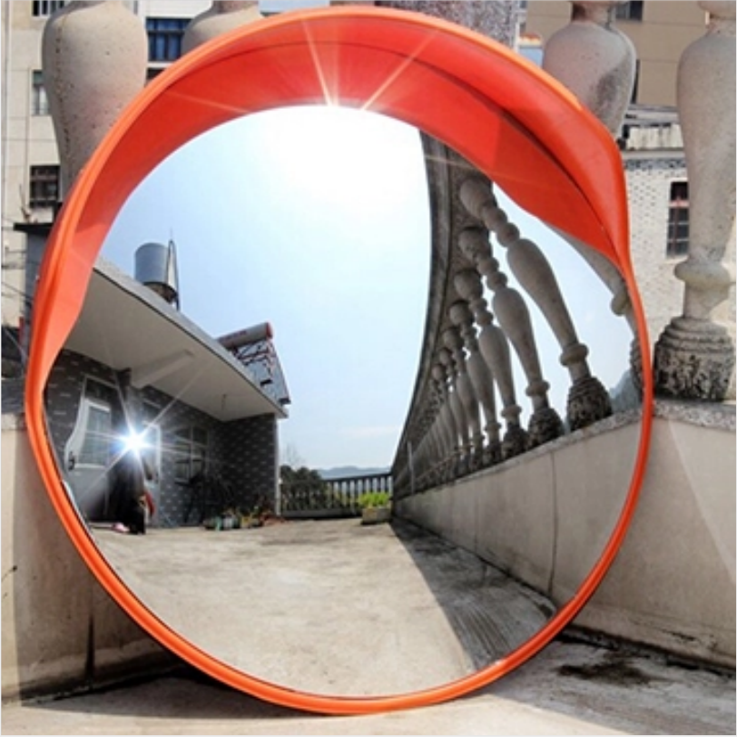 Best Sell 60CM High Visible And High Definition Wide Angle Unbreakable Corner Convex Mirror For Roadway Use