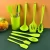 Import best seller amazon 10 PCS silicone kitchenware non-stick kitchen accessories silicone cooking utensil set from China