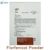 Best selling veterinary broad spectrum antibiotic medicine 1kg Florfenicol Powder for pig,cattle,sheep,horse and fish