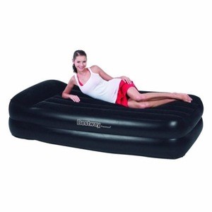 Bestway 67401 75&quot; x 38&quot; x 18&quot; twin size Premium inflatable high Raised Air mattress With Built-in Pump