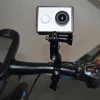 Bicycle Handlebar/ Seat post Clamp with Three-way Adjustable Pivot Arm, for sport camera GP02