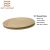 Import 100% Biodegradable Free PFAS 12.7 Pizza Plates Compostable Round Plate from China