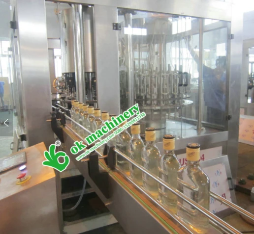 BK052 Brand automatic wine bottle washing filling capping and labeling machine wine bottling machine