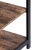 Import Black Iron Legs , Manufatured Wood Top Computer Desk with Three  layer Shelf from China