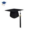 black matte graduation cap tassel for school uniform
