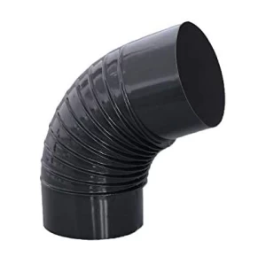 black steel elbow 120 mm -130 mm for Stoves and Fireplaces chimney elbow