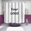 Black/Blue/White/Pink//Grey Colorful Bathroom Shower Curtain Small/Large Funny Printed Curtains