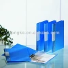 Blue plastic file folders
