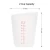 Import blx Recyclable Silicone Cup 250 - 500ML Silicone Measuring Cup Beaker For Making Silicone Expory Mold from China