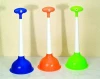 BN2592 bathroom accessories rubber toilet plunger with long handle