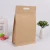 Import Bolsas Kraft Paper Zip lock Tea Food Sealed Packaging Bag With Hang Hole Paper Craft Pouch Bag from China