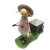 Import Boy Girl with flower pot for home and garden decoration cheap planter pot from China