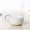 breakfast of milk glass cup