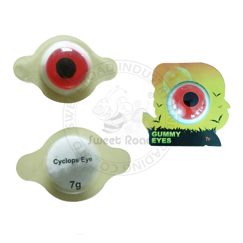 Candy Product Type Gummy Eyes Ball Gummy Fruity Soft Candy Factory