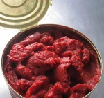 Canned tomato paste 28-30% brix, tinned tomato paste 400gx24tins